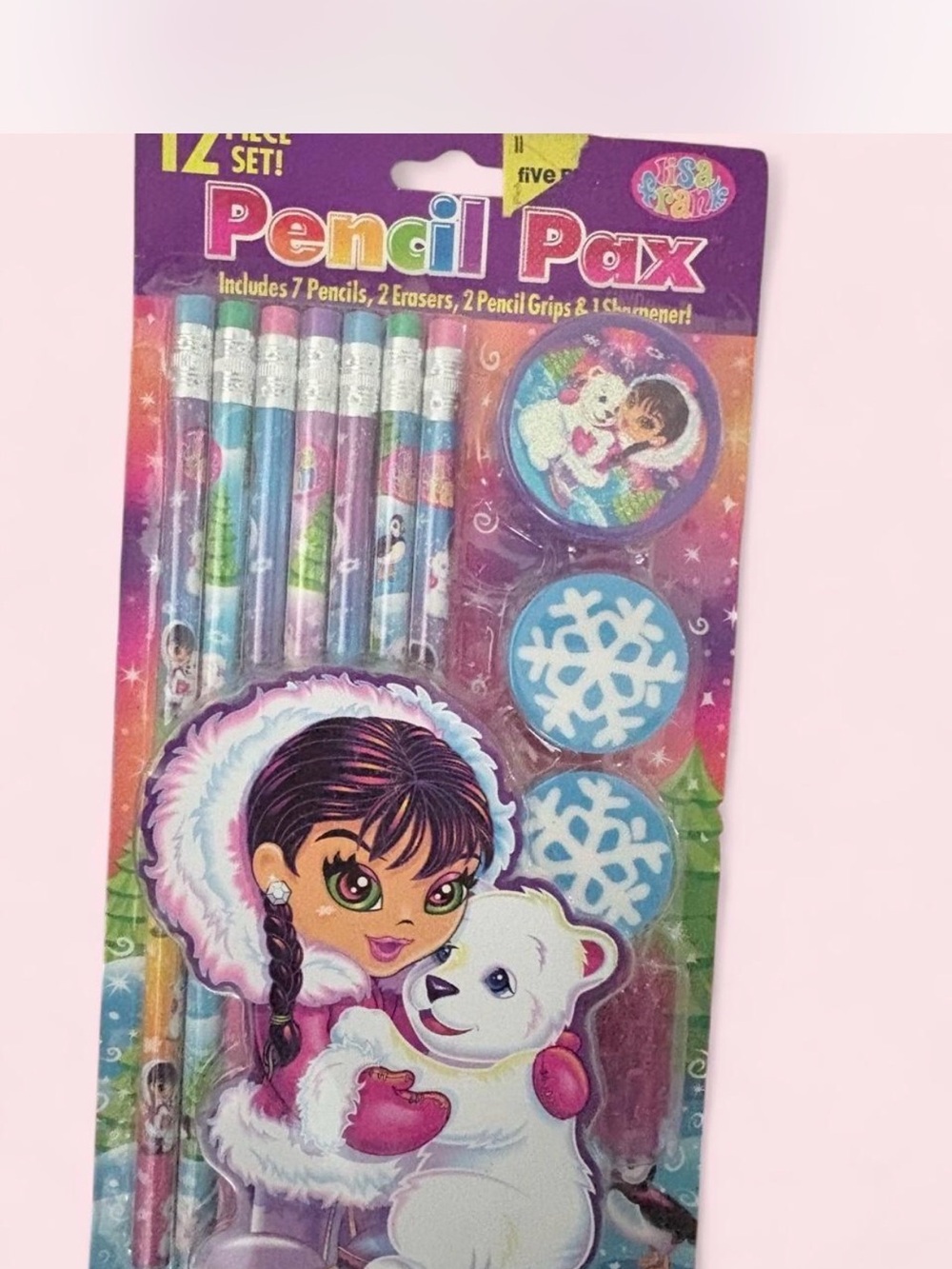 Source Unknown Kids Pencil Pax Set - Pink, Purple, Blue